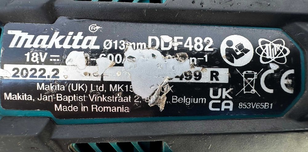 Makita DDF482 - Акумулаторен винтоверт 18V