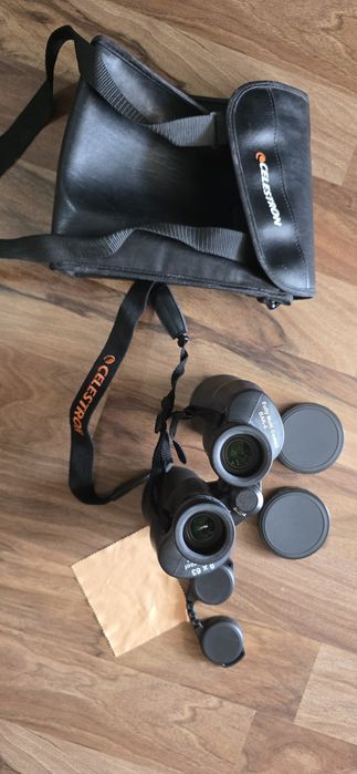 Vând binoclu profesional Celestron SkyMaster 9x63, excelent pentru observații astronomice,  observarea naturii în lumină slabă (amurg/răsărit)