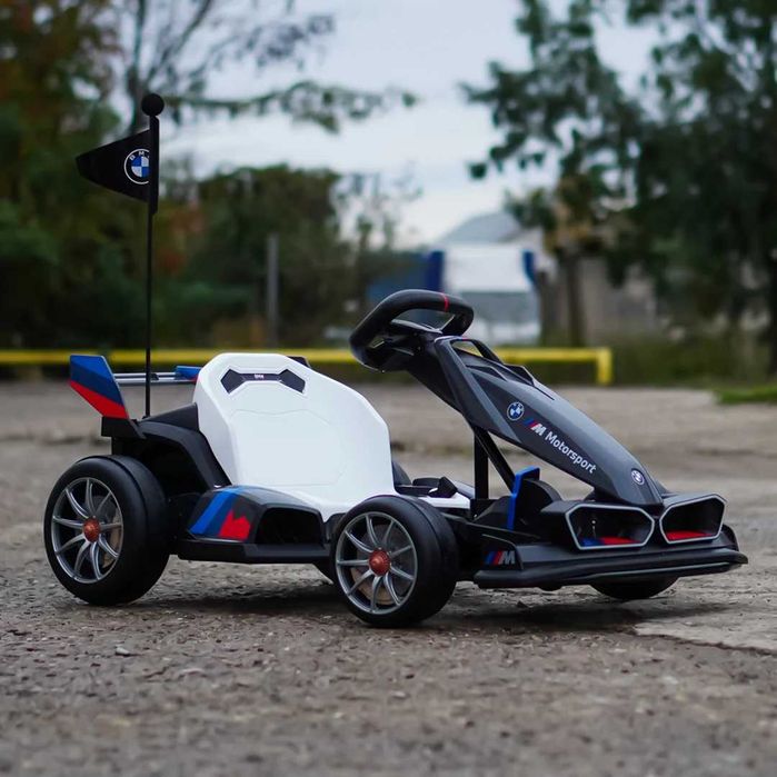 Kart electric cu functie Drift, BMW Motosport 2x 250W, 24V #Grey