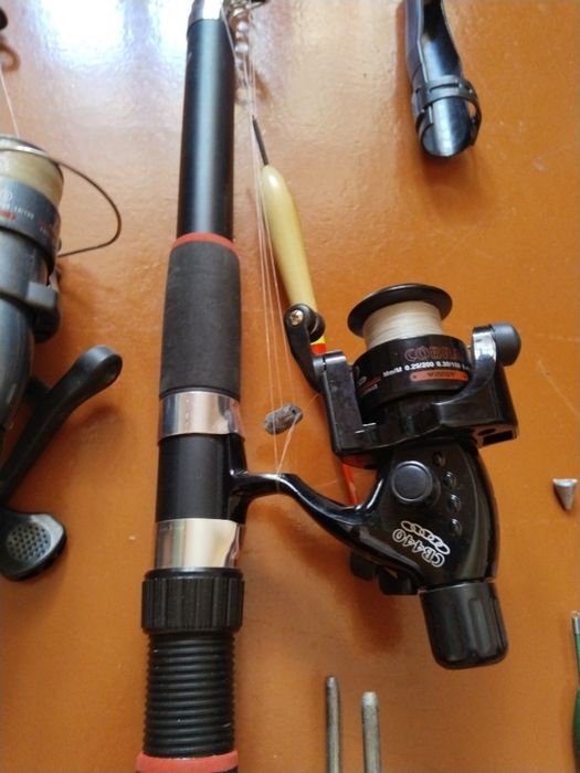 Удочка, спиннинги 2шт. чехол,  комплект