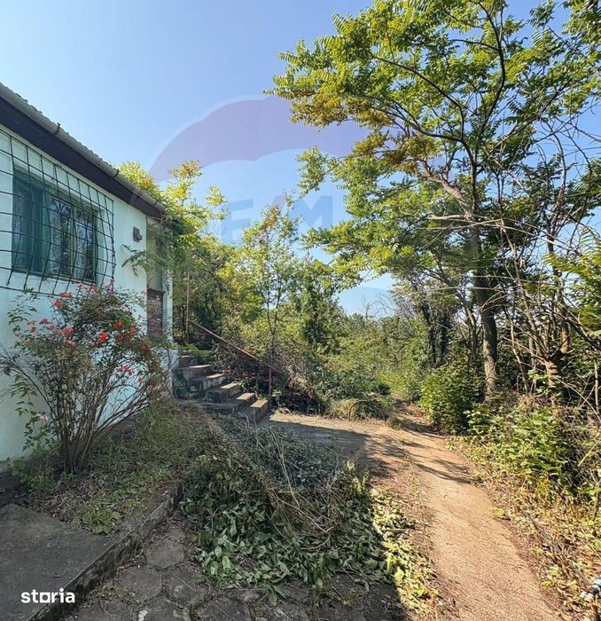 Teren intravilan 589 mp si cabana din caramida in Cuvin