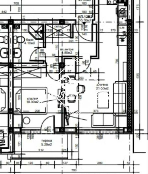 Продажба 2-стаен гр. Пловдив - Южен 63m²