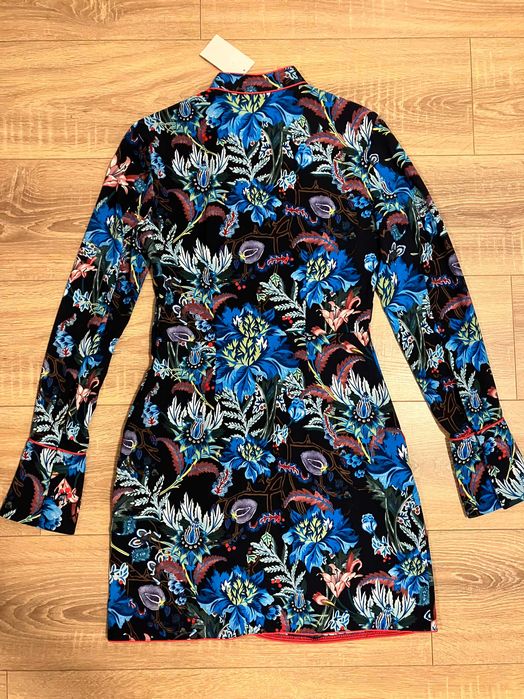 Rochie cu maneca lunga in stil chinezesc H&M 32 34