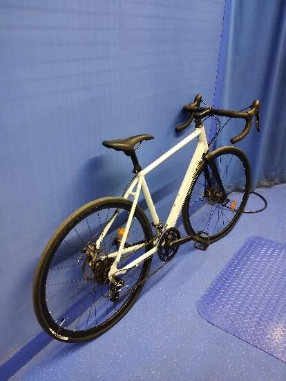 Bicicletă de șosea Rc120 Disc Gri - produs resigilat Decathlon