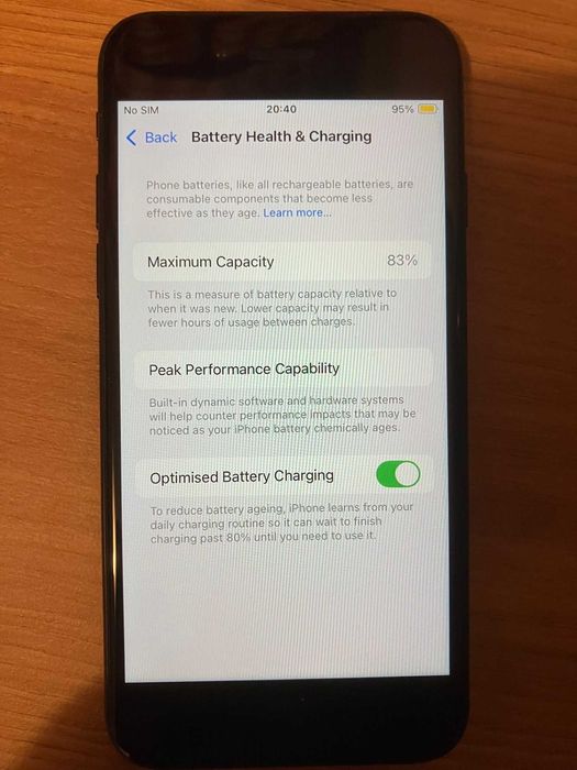 iphone SE2 64GB utilizat