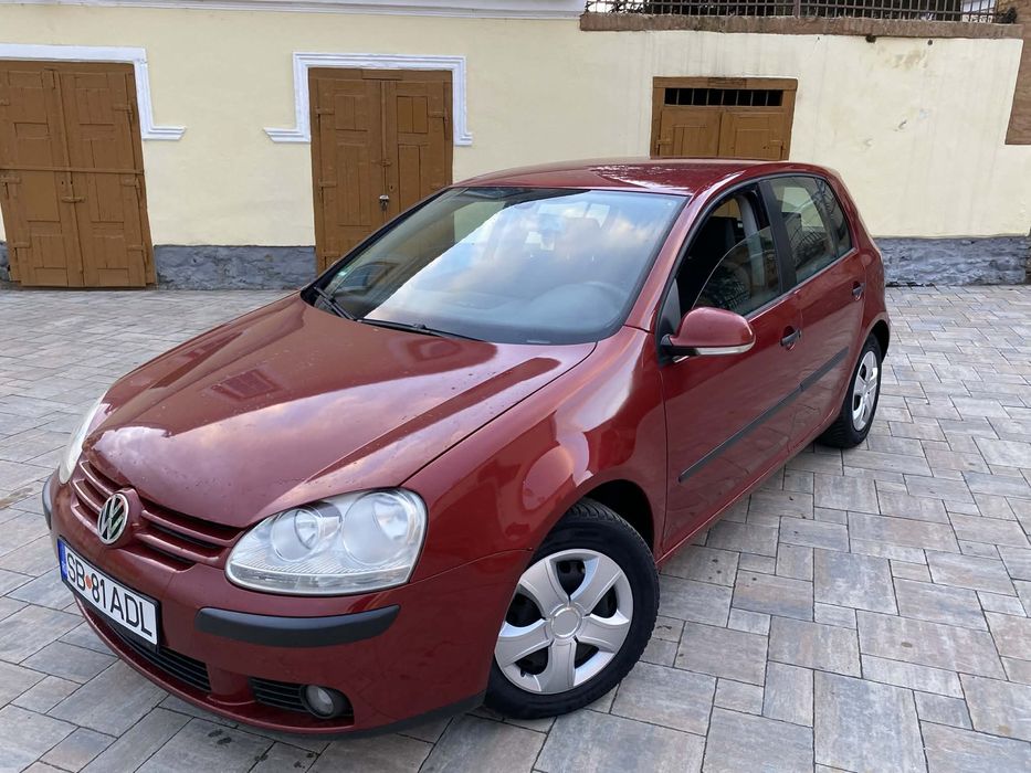Vw Golf 5 Vișiniu 1.6 MPI benzina 6+1 viteze Unic Proprietar în acte