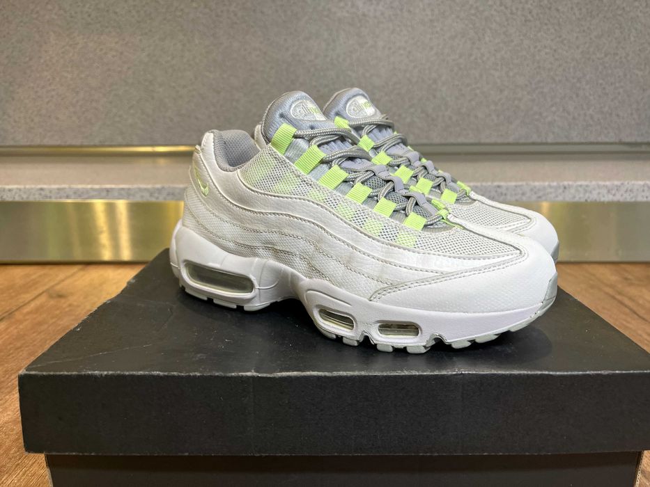 ОРИГИНАЛНИ *** Nike Air Max 95 " White Green Neon "