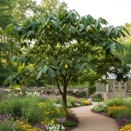 Banana Nordului (Pawpaw Sun Flower)
