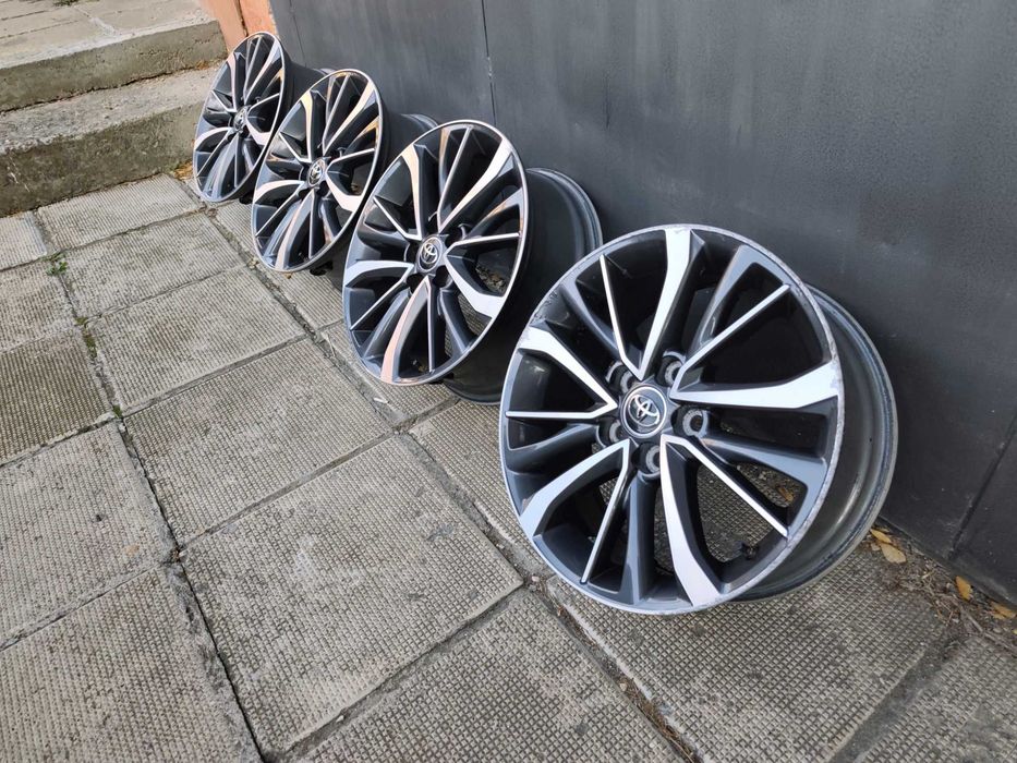 ОРИГИНАЛНИ джанти 17 ' цола 5x114,3 TOYOTA / Тойота 5х114,3 ET45 7J + ДАТЧИЦИ