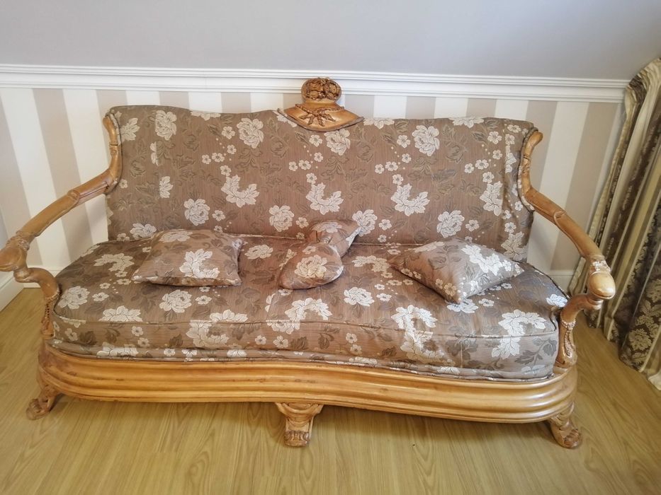 Set mobilier vintage pentru living 8 piese