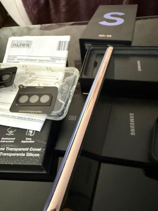 Samsung S21 Plus Phantom Violet gold - ca unul nou