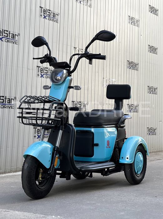 Електрическа триколка 2+1 750.2 NEW ТИП VESPA STYLE 2025