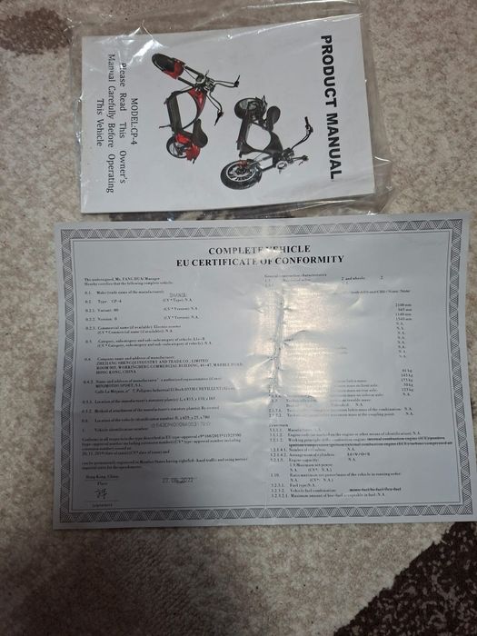 Vând scuter electric