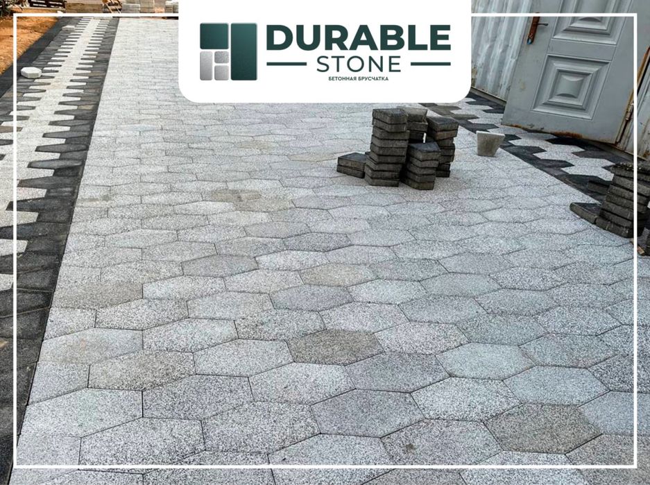 Брусчатка пресованная. бордюры. bruschaka press. Плитка