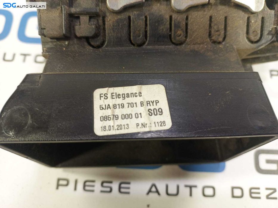 Gura Grila Aer Aerisire Ventilatie Bord Dreapta Seat Toledo 4 2012 - 2018 Cod 5JA820951B [L1428]