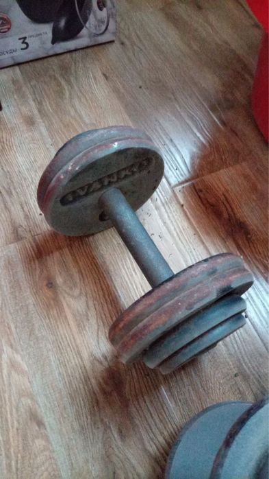 Штанги разных весов