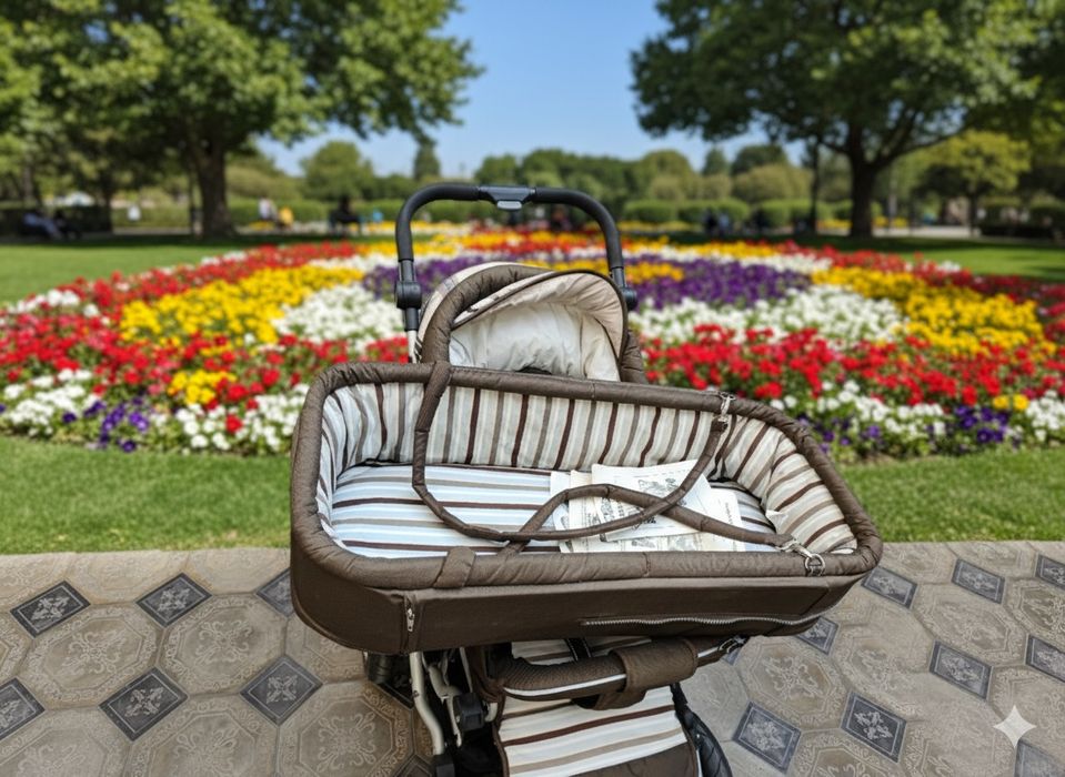 Продаётся универсальная коляска в хорошем состоянии!