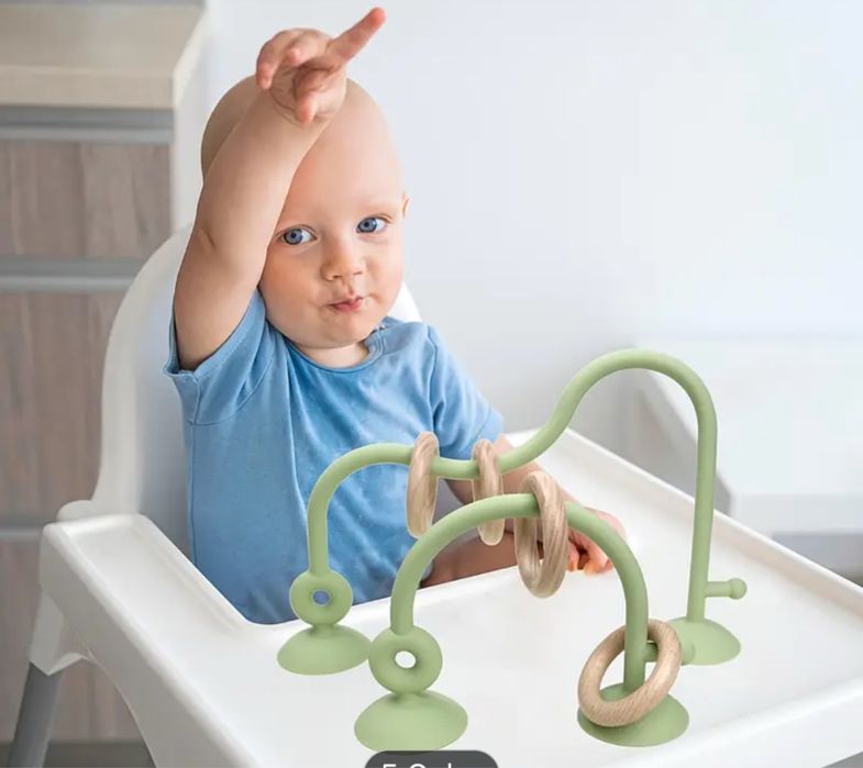 Занимателна играчка за детско столче за хранене