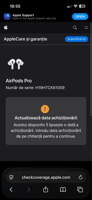 URGENT! Casti Airpods pro 1