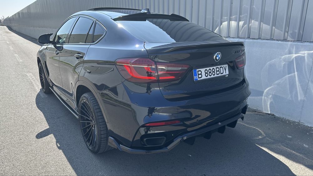 Promotie ! Eleron Lip Codita Portbagaj BMW X6 F16 X6M F86 Negru lucios
