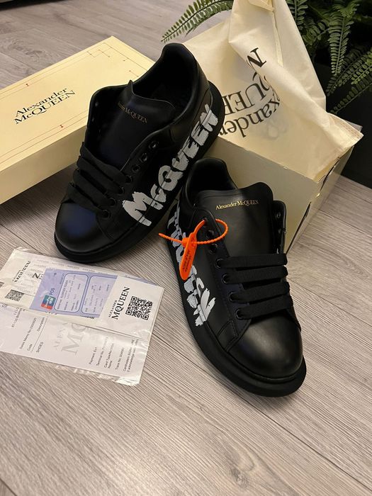 Adidasi Alexander McQueen Graffiti Black