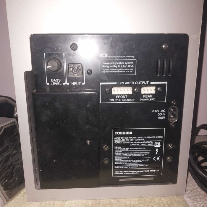 Колонки, Toshiba.