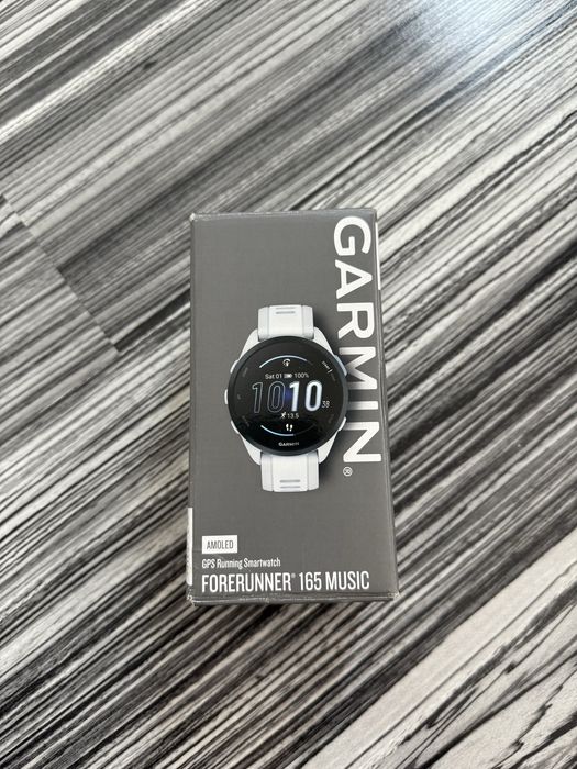 Часовник Garmin Forerunner® 165 Music - Mist grey/Whitestone