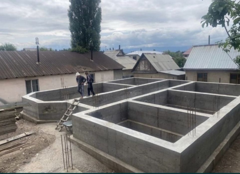 Фундамент таспен қалаймыз