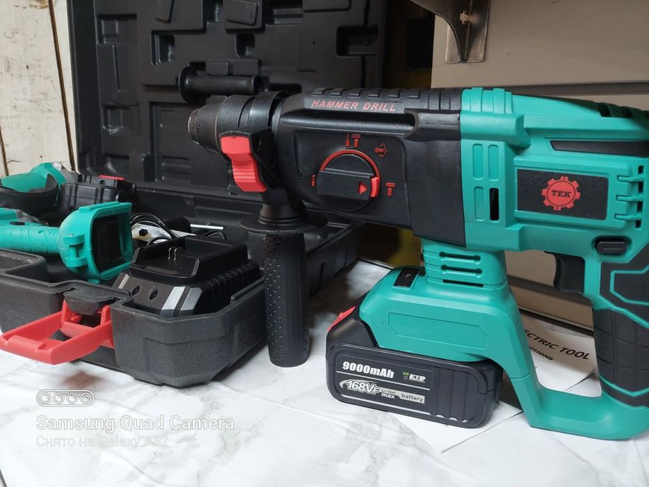 Болгарка на батареях комплект 3в1