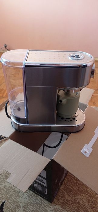 Еспресо машина Oliver Voltz, 1450W, 15 bar, 1L, Подгряване на чаши, Ав