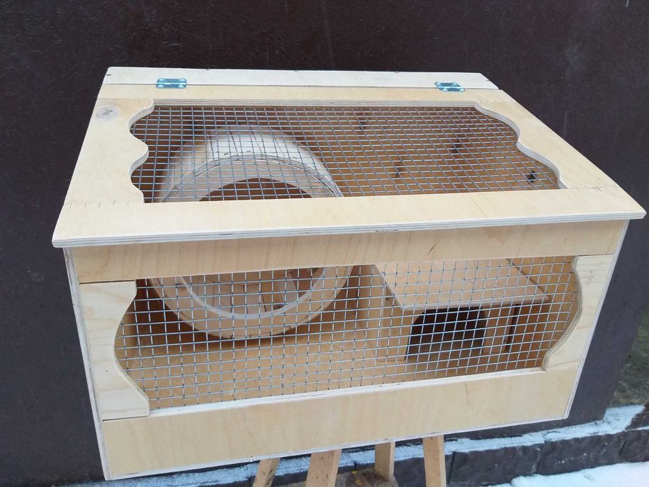 клетка для ежика с колесом на 30 см