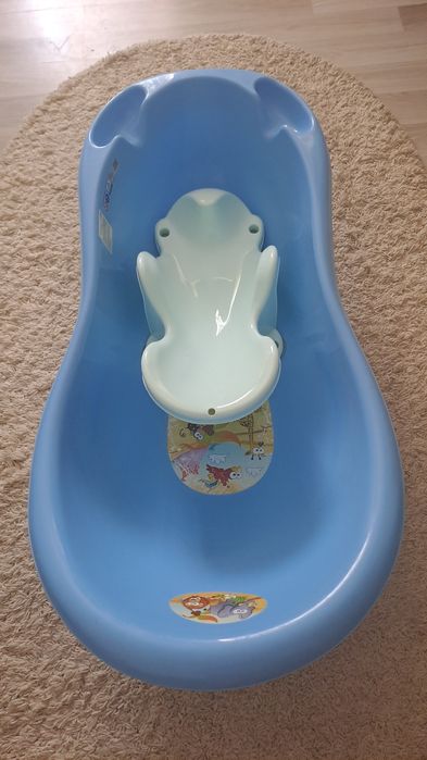 Cadita bebelusi, cu suport anatomic si termometru, cada bebe