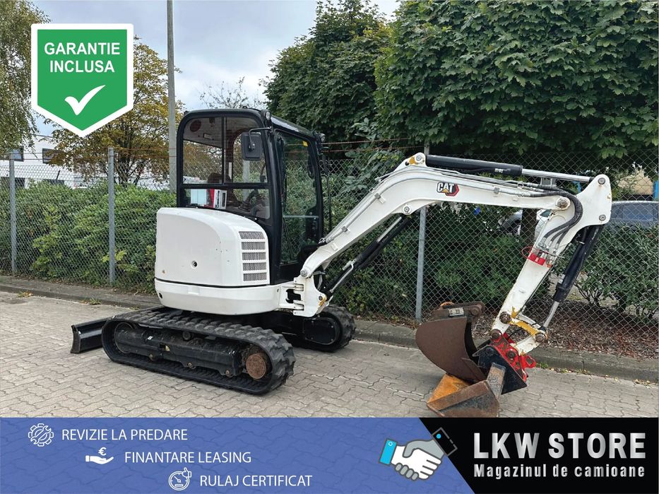Caterpillar 302.7 DCR Miniexcavator, 2 Cupe, TOP !!! Primul proprietar/ Stare buna/ Posibilitate leasing