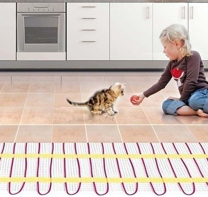 Теплый пол под керамогранит и ламинат