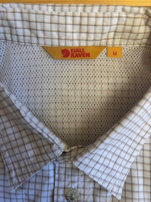 Fjällräven cămașă trekking/outdoor M – ventilație, UV, foarte ușoară