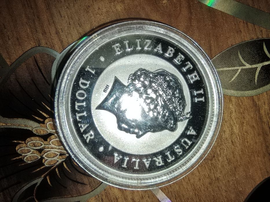 Сребърна монета коала 2015 година