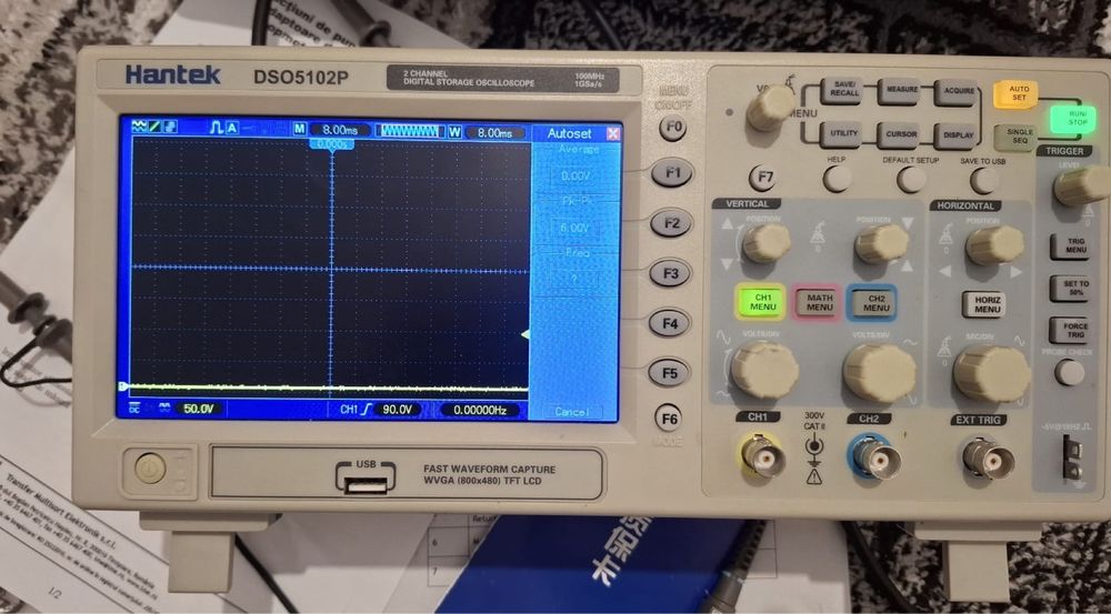 Osciloscop hantek DSO5102P