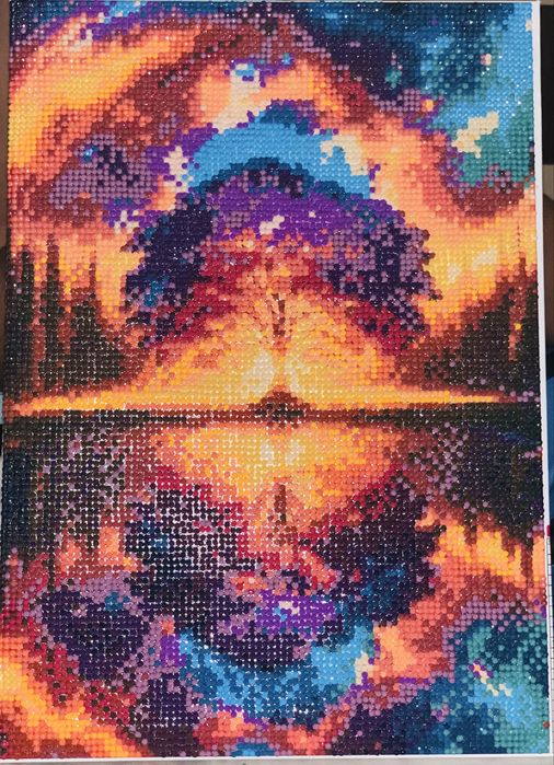 Диамантен залез над реката