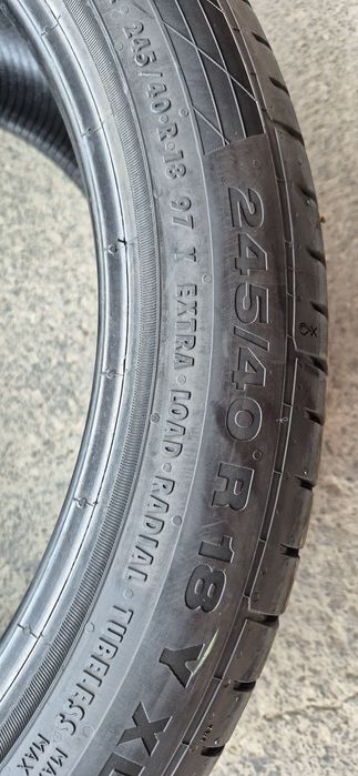 2 anvelope vara runflat ca si noi Continental 245/40/18,dot 2024.Pretul este pe bucata.
