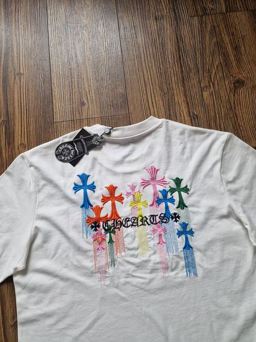 Страхотна мъжка тениска CHROME HEART  Размер S M L XL 2XL