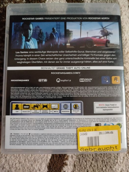 GTA 5 за Плейстейшън 3 (PS3)