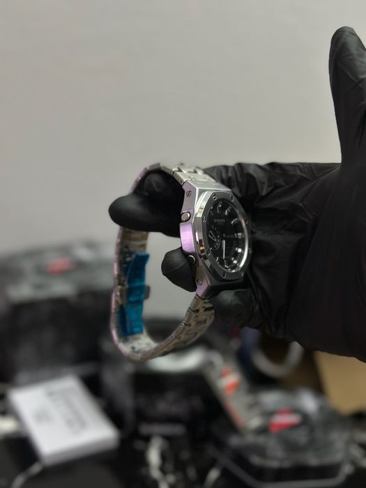 Ceas Casio G-Shock AP Mod Full Metal Black X Silver