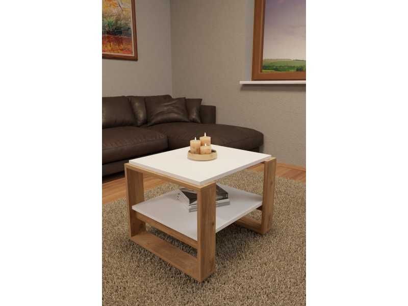 Нова! Холна маса FD-LRCT (бяло/бор)