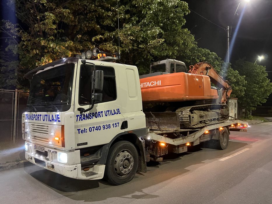 Transport Trailer , utilaje , platforma utilaje ,agabaritic