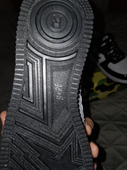 BapeSta uri, negru-alb