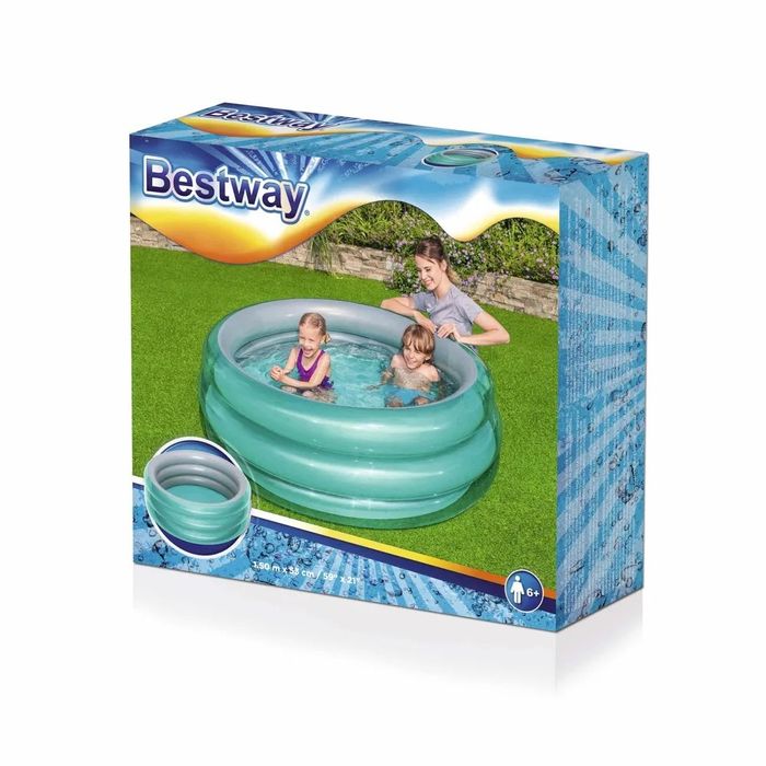 Детски надуваем басейн Bestway, 150 x 53 см, 3 въздушни камери