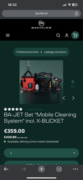 Pistol presiune Bachler intretinere curatare