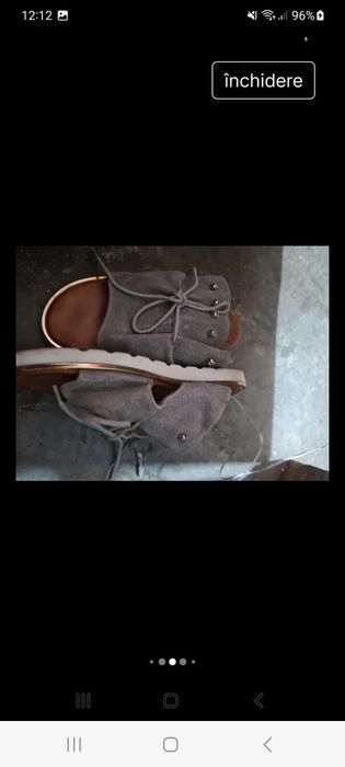 Papuci vitange piele