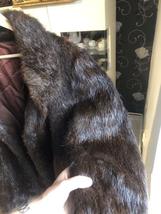 Blana de castor de femei, naturala