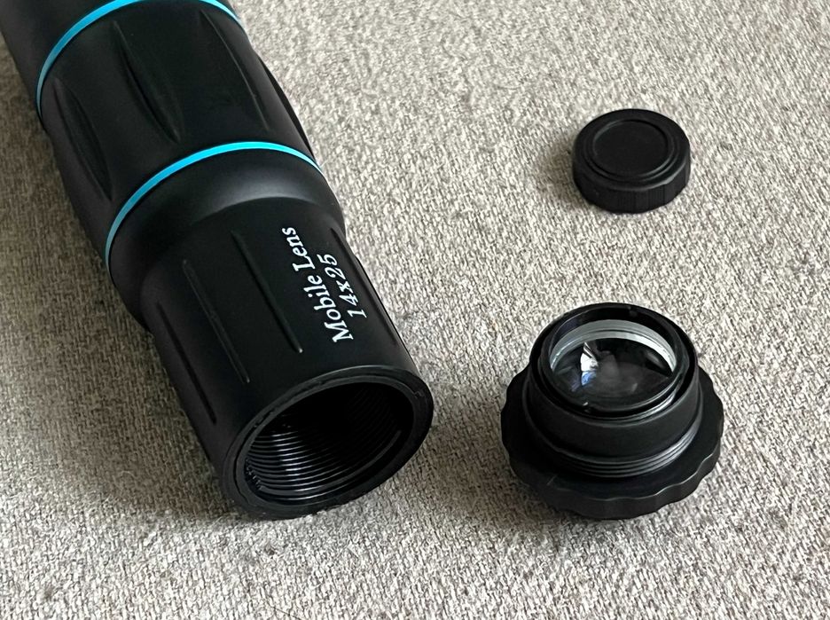 Lentila telescopica 14X pentru telefon mobil zoom optic universal